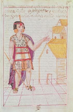 Illustration from ''Historia y Genealogia Real de los Reyes Incas del Peru, de sus hechos, costumbre