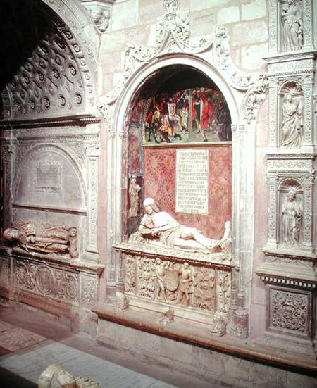 The Tomb of 'Doncel' Don Martin Vazquez of Acre from Spanish School