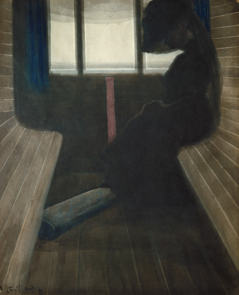 The Woman on the Train, The Widow from Leon Spilliaert