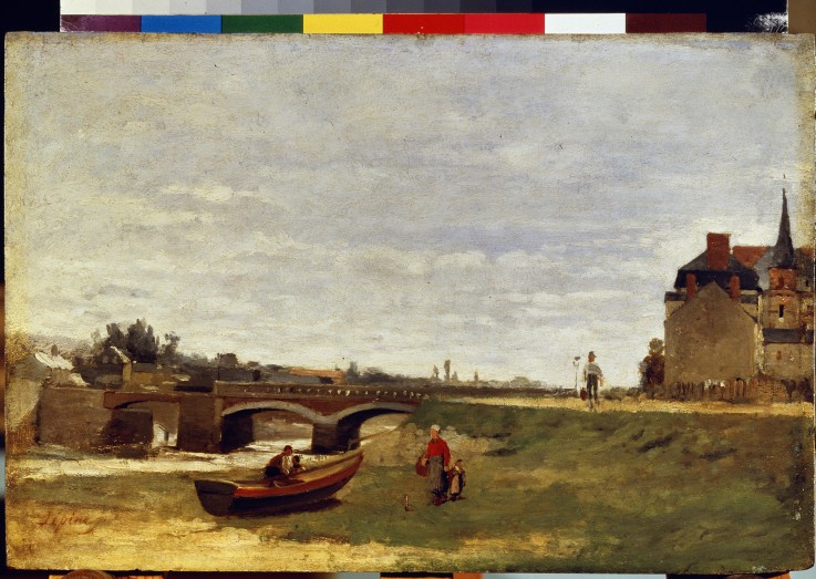 Landscape with a bridge from Stanislas Lépine