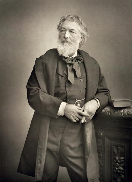 Sir Frederic Leighton (1830-96), painter, portrait photograph (b/w photo)  from Stanislaus Walery