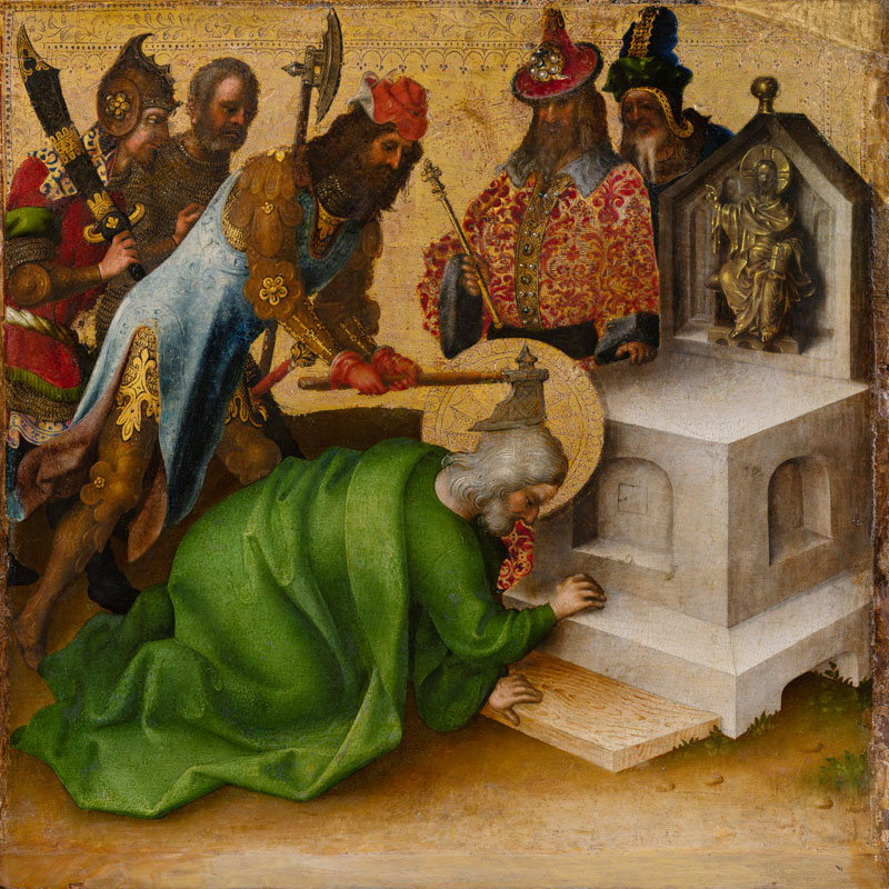 Martyrdom of St Matthias from Stefan Lochner