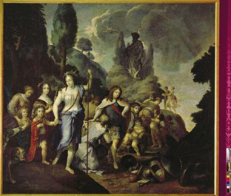 Henriette Adelaide as Diana (or: Allegory on the electoral family) from Stefano Catani