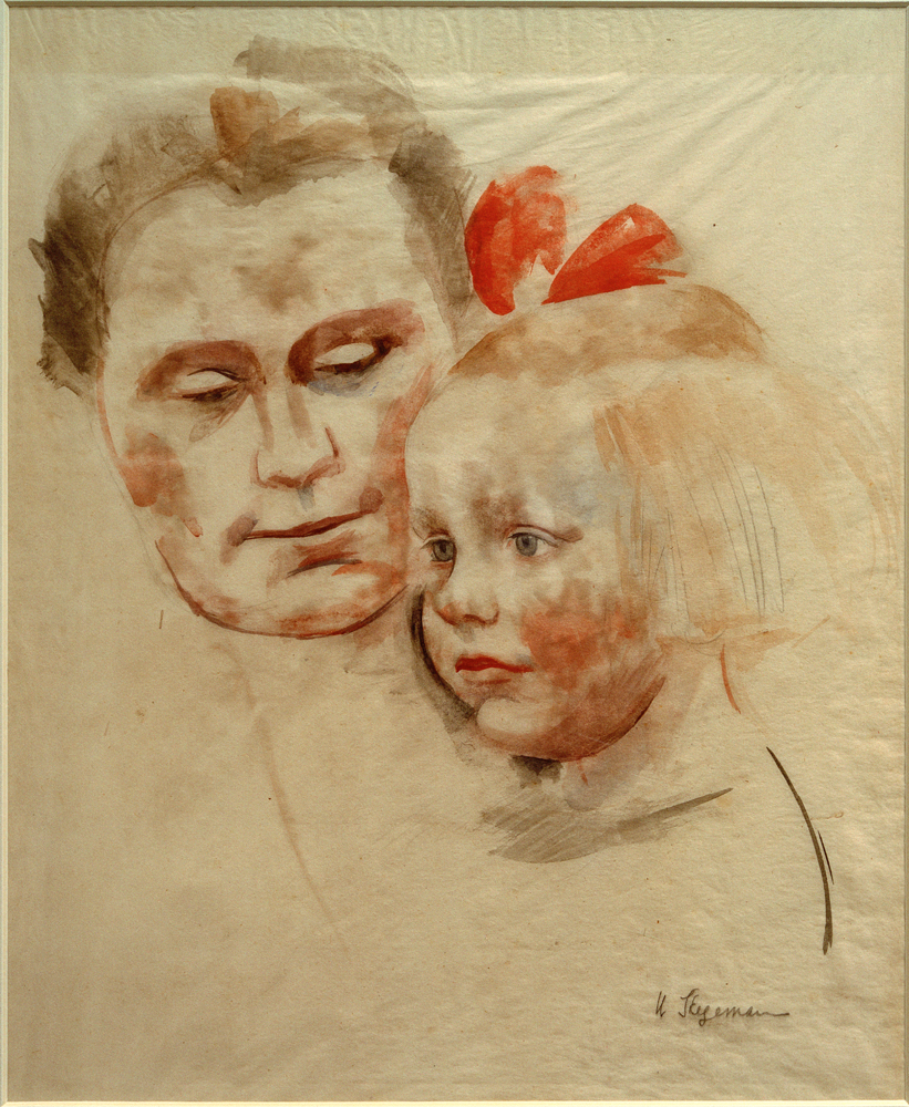 Mutter mit Kind (Anna und Käte Werner) from Stegemann Heinrich