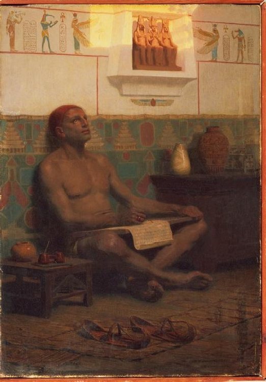The royal scribe Rahotep from Stepan Wladislawowitsch Bakalowitsch