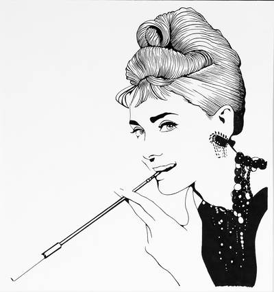 Style icon Audrey Hepburn
