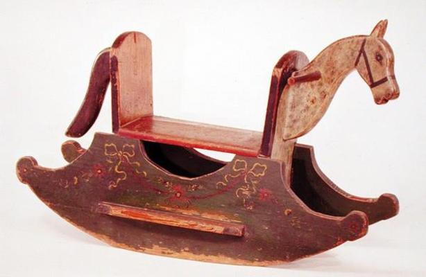 Rocking Horse, 1793 (painted wood) from Swiss School (18th century)