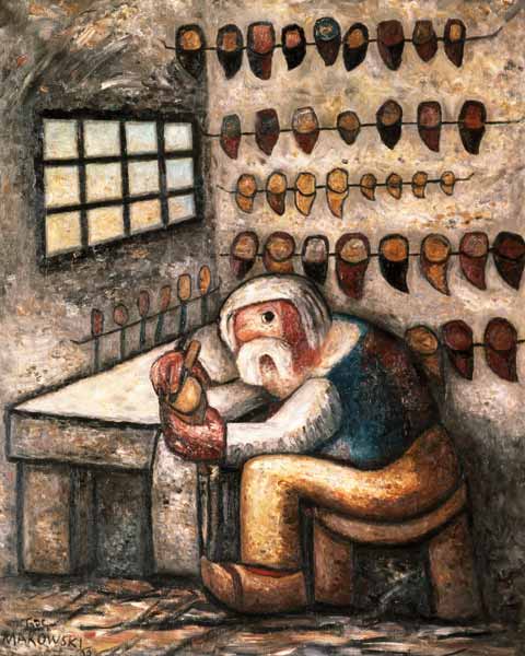 The shoemaker (Szewc) from Tadeusz Makowski