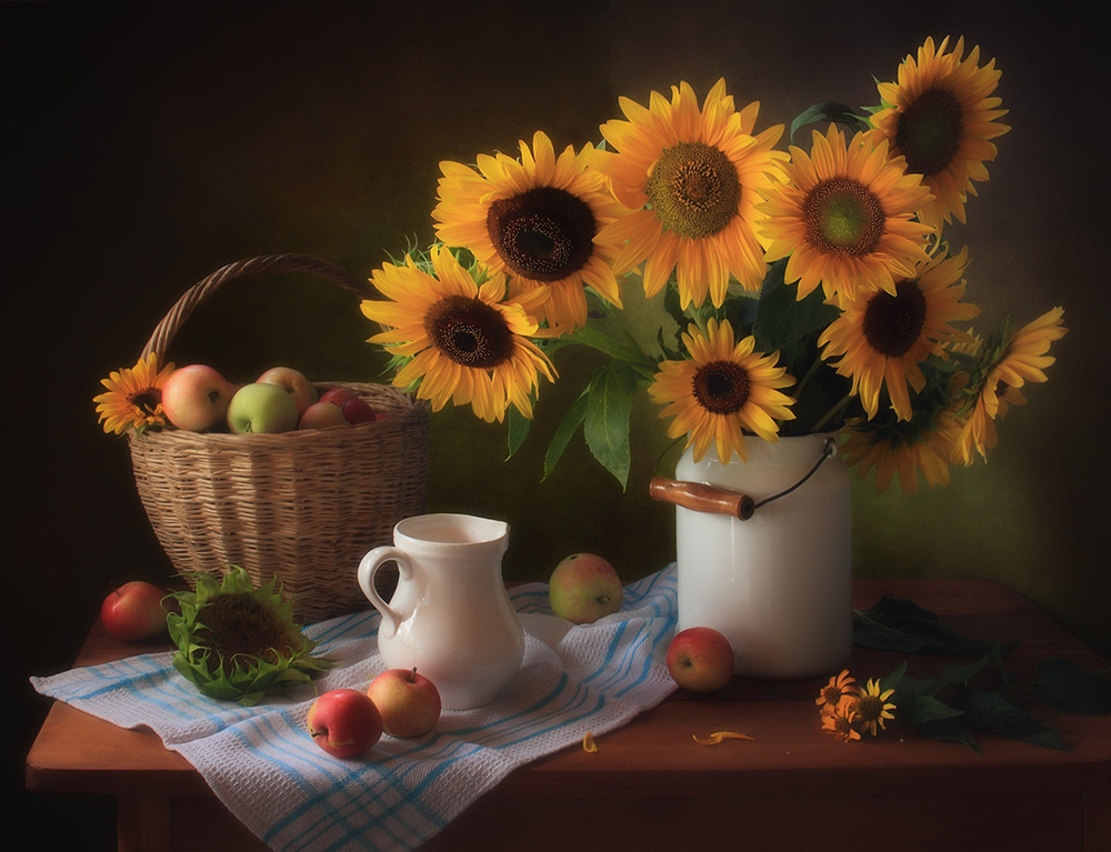 Still life with sunflowers from Tatyana Skorokhod (Татьяна