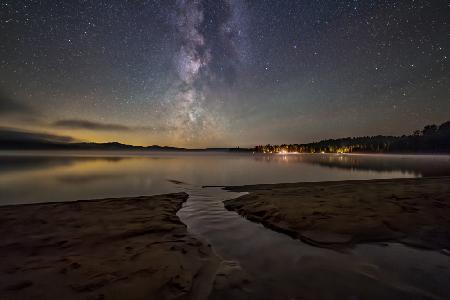 Milky Way over the Lake