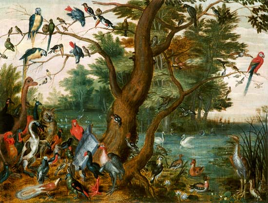 Concert of Birds (panel) from the Elder Kessel