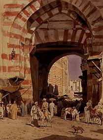 Cairo at the bazaar from Themistokles von Eckenbrecher