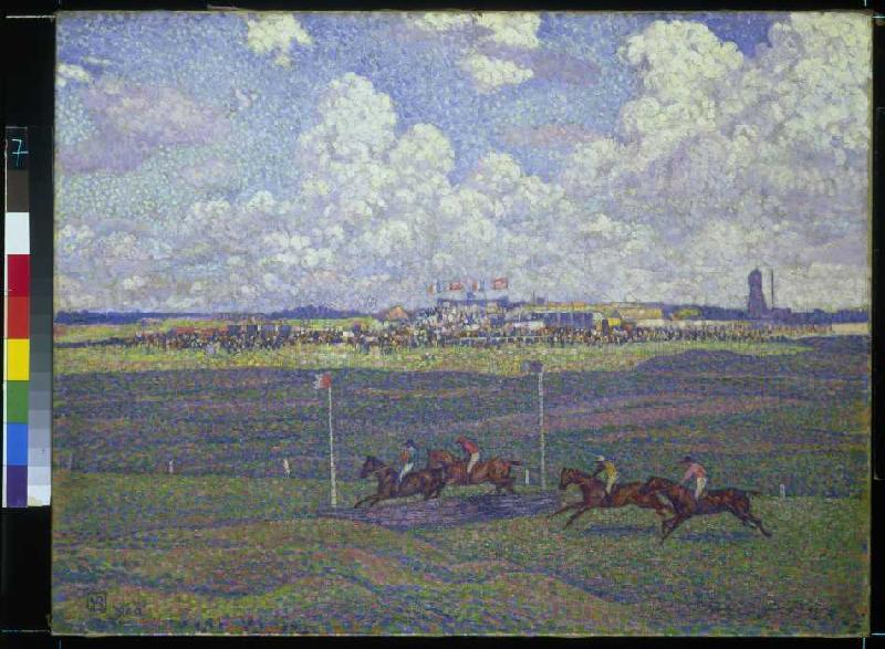 Gallop race in Boulogne-sur Mer from Theo van Rysselberghe
