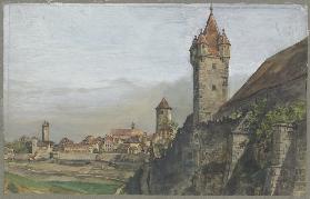 Teilansicht von Rothenburg ob der Tauber