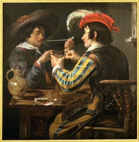 The Card Players from Theodor Rombouts