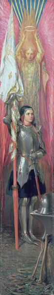 Joan of Arc; Centaurs (matching panel) by Archer from Theodore Blake Wirgman