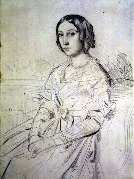 Portrait of a Young Woman from Théodore Chassériau