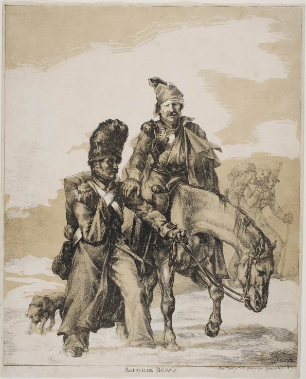The Retreat from Russia from Theodore Gericault
