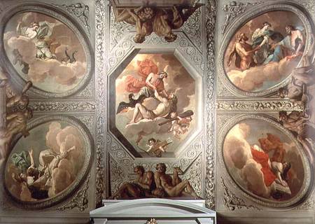 The Apotheosis of Hercules, ceiling painting from Theodorus van der Schuer