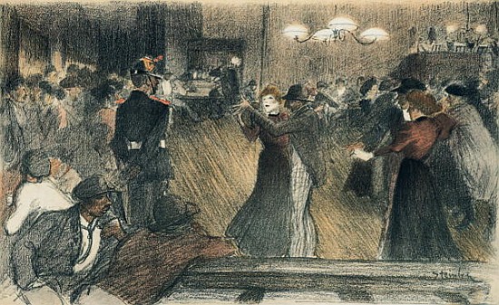 Ball at the Barriere from Théophile-Alexandre Steinlen