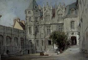 The Hotel Bourgtheroulde in the Place de la Pucelle, Rouen  on