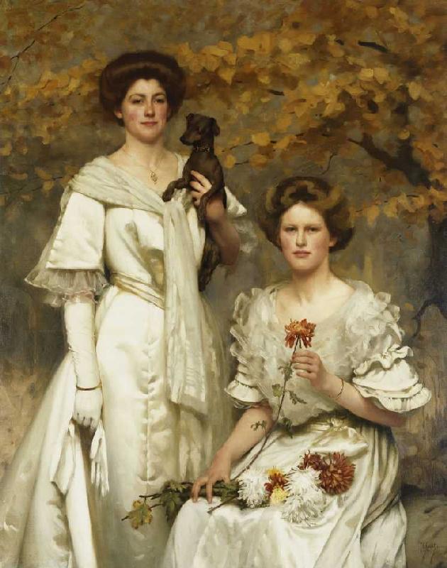 Hilda und Margaret, Töchter des Professor Sir Edward Poulton from Thomas Cooper Gotch