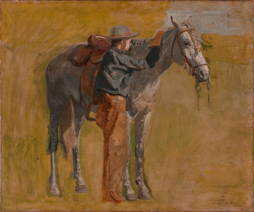 Cowboy: Study for ‘Cowboys in the Badlands' from Thomas Eakins