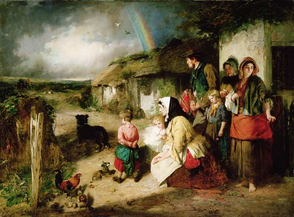 The First Break in the Family from Thomas Faed