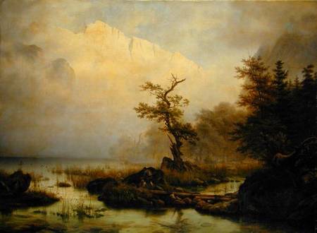 An Autumn Morning at Konigssee from Thomas Fearnley