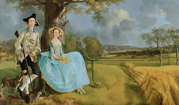 Mr and Mrs Andrews from Thomas Gainsborough