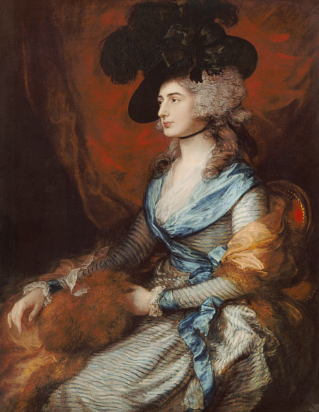 Mrs Sarah Siddons, the actress (1755-1831) from Thomas Gainsborough
