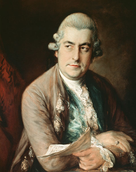 Portrait of Johann Christian Bach (1735-1782) from Thomas Gainsborough