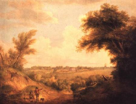 Landscape with house from Thomas Gainsborough