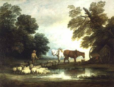 Shepherd by a Stream from Thomas Gainsborough