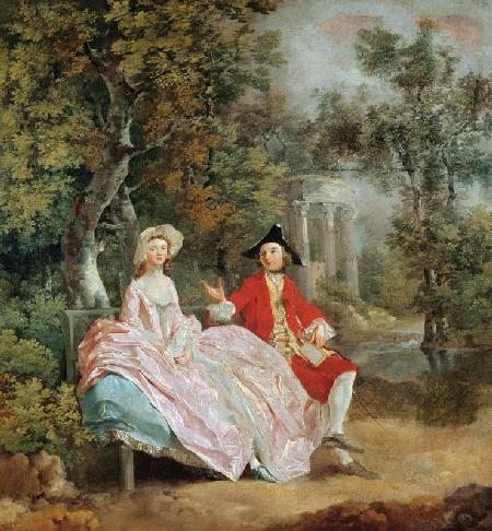 Conversation in the park 1760