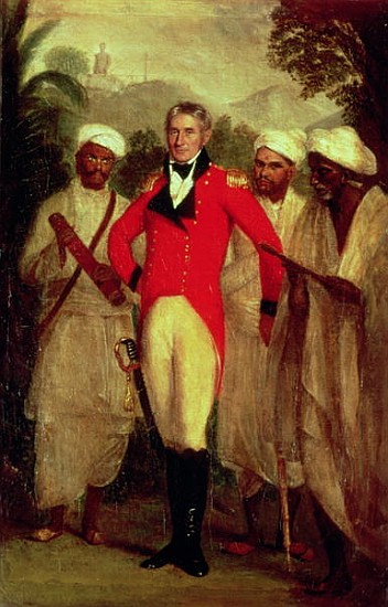 Colonel Colin Mackenzie and his Indian pandits from Thomas Hickey