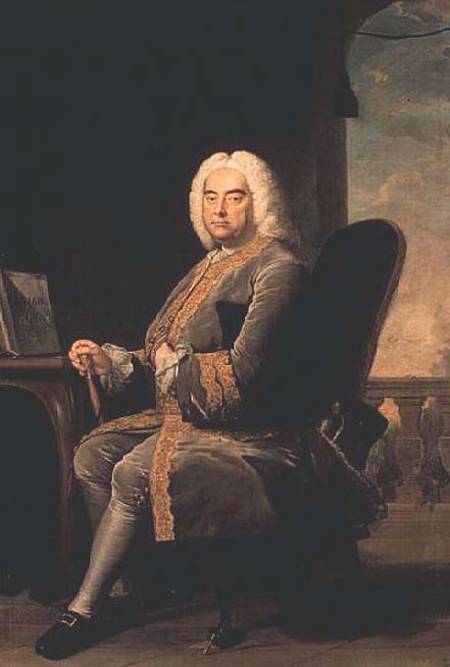 George Frederick Handel (1685-1759) from Thomas Hudson