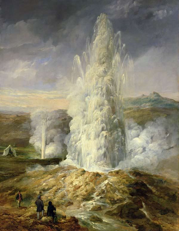 The Great Geysir, South Iceland from Thomas Kerr Fairless