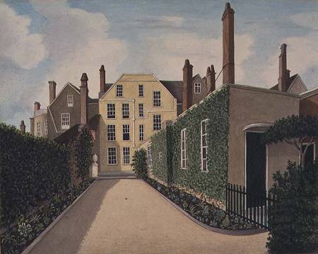 St. James' Square Bristol: View of the main house from Thomas Pole