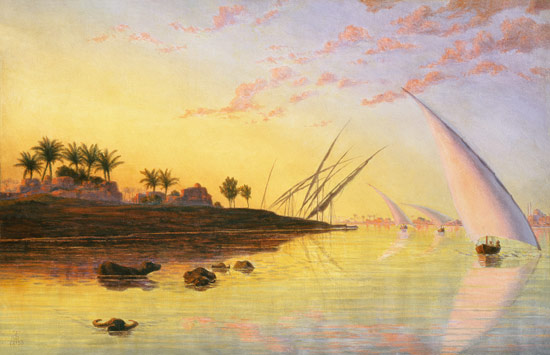 View on the Nile from Thomas Seddon