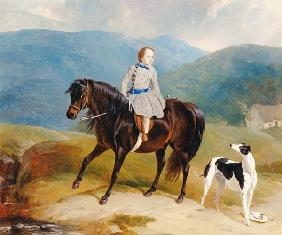 Master Edward Coutts Marjoriebanks on his Pony