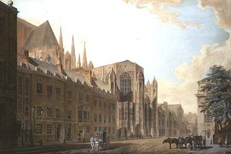 Old Palace Yard, Westminster from Thomas Snr. Malton