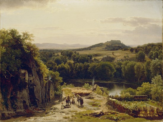 Landscape in the Harz Mountains from Thomas Worthington Whittredge