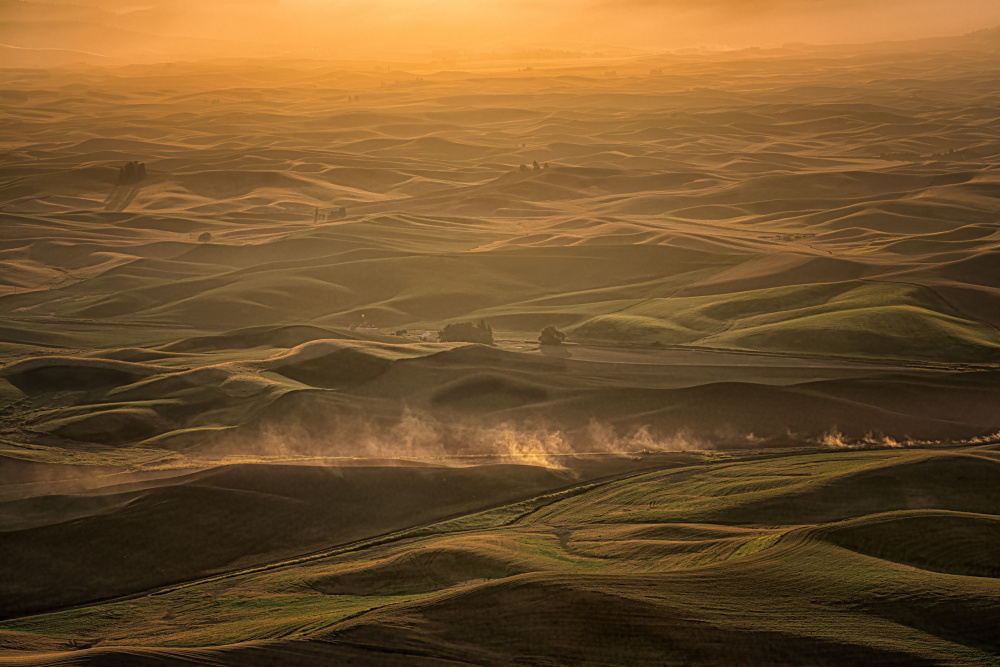 The Palouse in the morning from Ti Wang