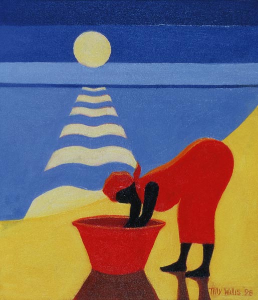 By the Sea Shore, 1998 (oil on canvas)  from Tilly  Willis