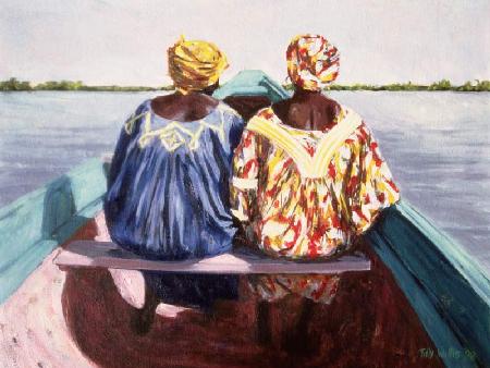 To the Island, 1998 (oil on canvas) 