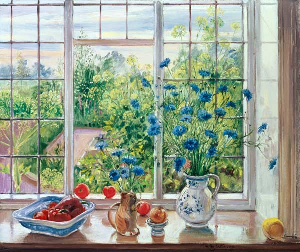 Cornflowers and Kitchen Garden  from Timothy  Easton