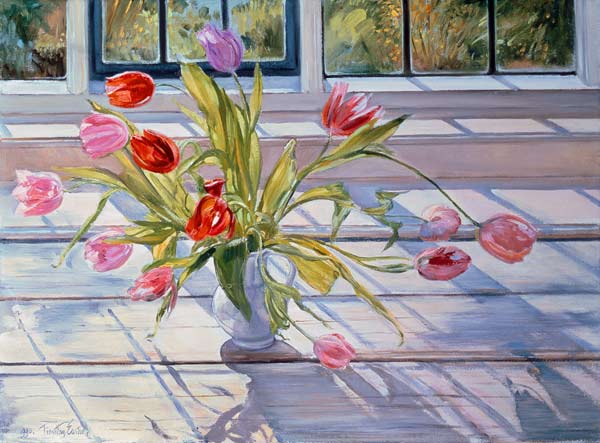 Tulips in the Evening Light, 1990  from Timothy  Easton
