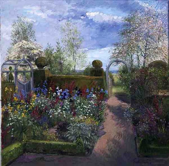 Enclosed Irises (oil on canvas)  from Timothy  Easton