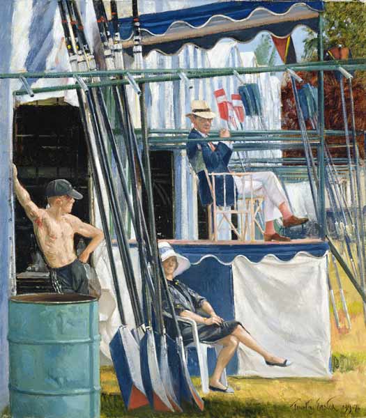 The Crows Nest, Henley, 1995-96 (oil on canvas)  from Timothy  Easton